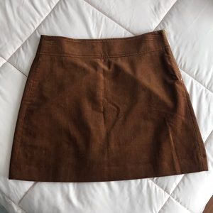 Corduroy Mini Skirt